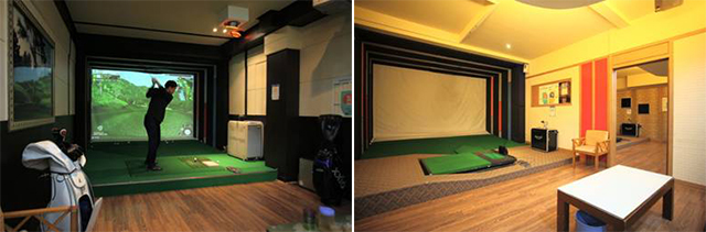 굿샷스크린골프 내부