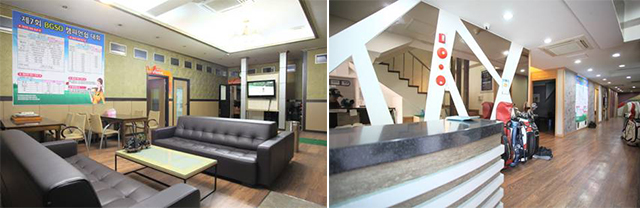 굿샷스크린골프 내부